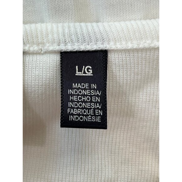 Rafaella Womens White‎ Zip Neck Top L/G - Picture 6 of 9